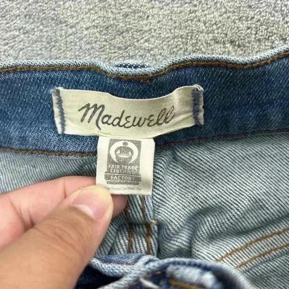 Madewell Jeans Women's 27 10 inch High- Rise Skinny Crop Denim Blue - Picture 5 of 11